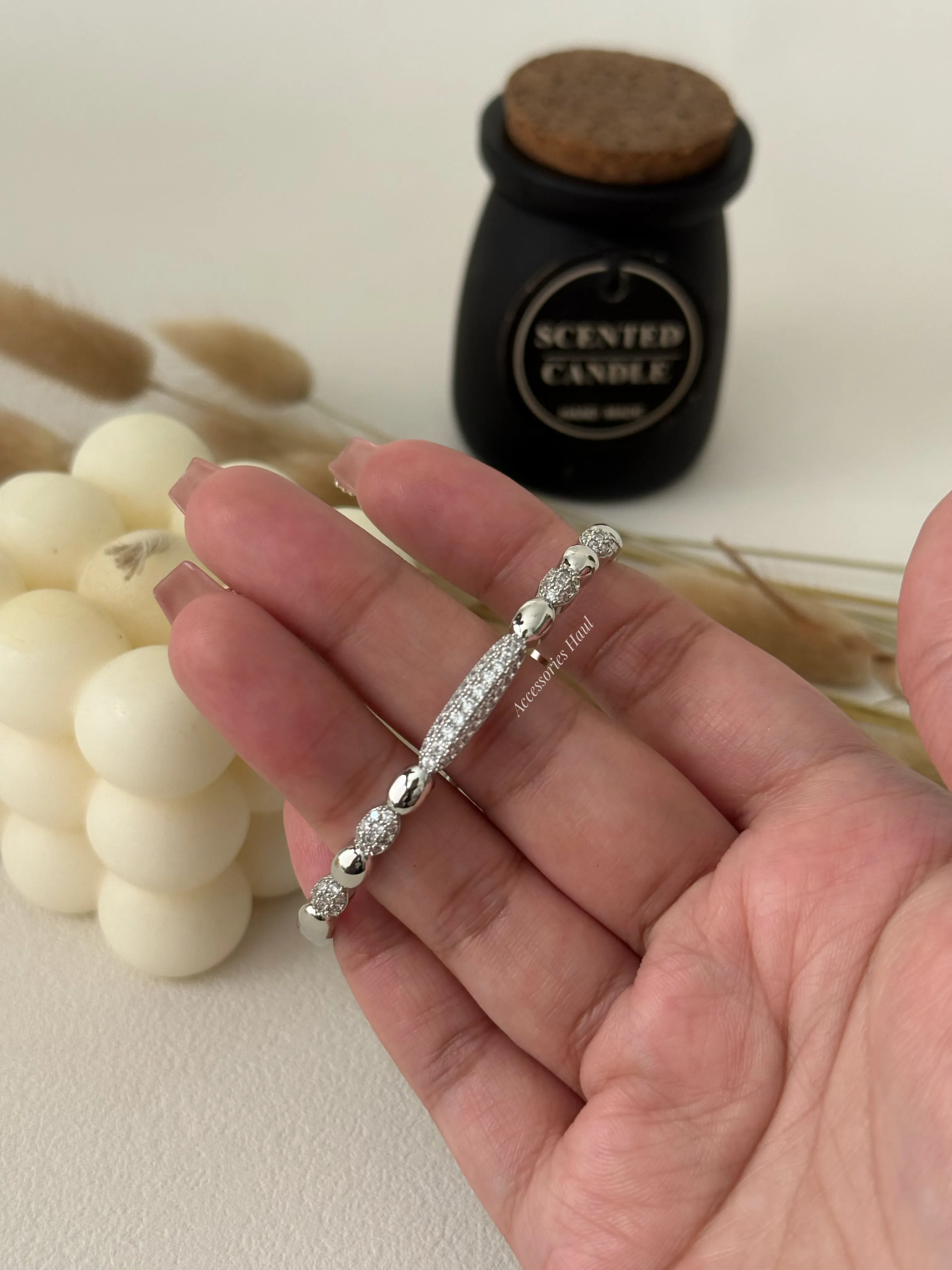 Flux Bangle (Silver)