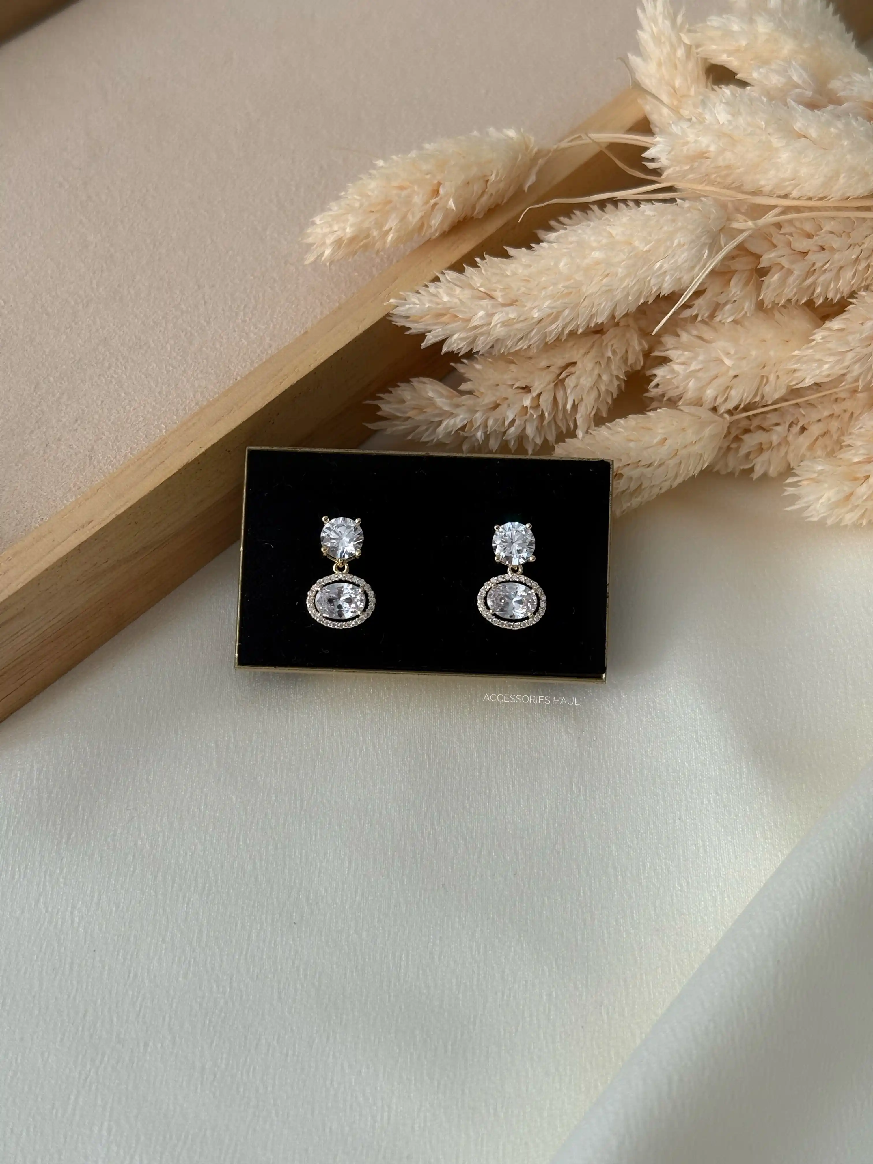 Premium Zircon Earring - 004