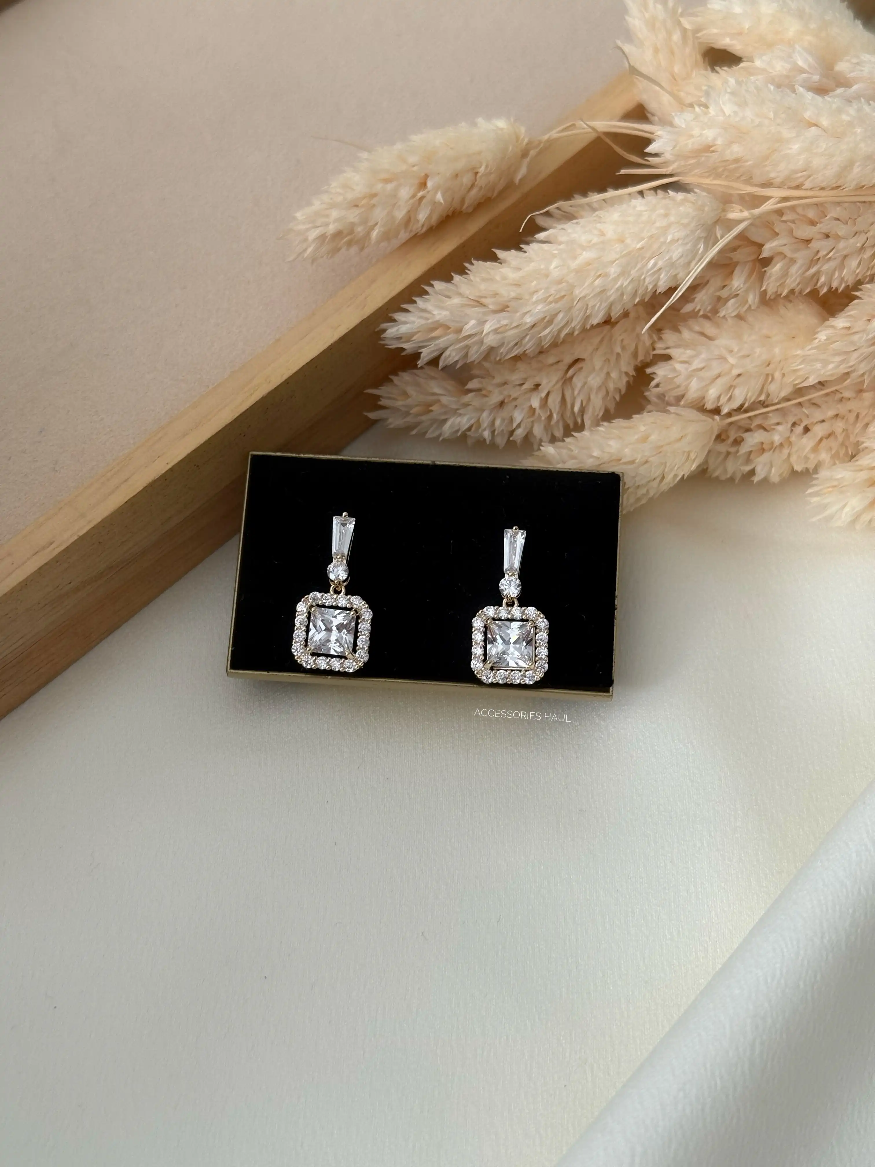Premium Zircon Earring - 006
