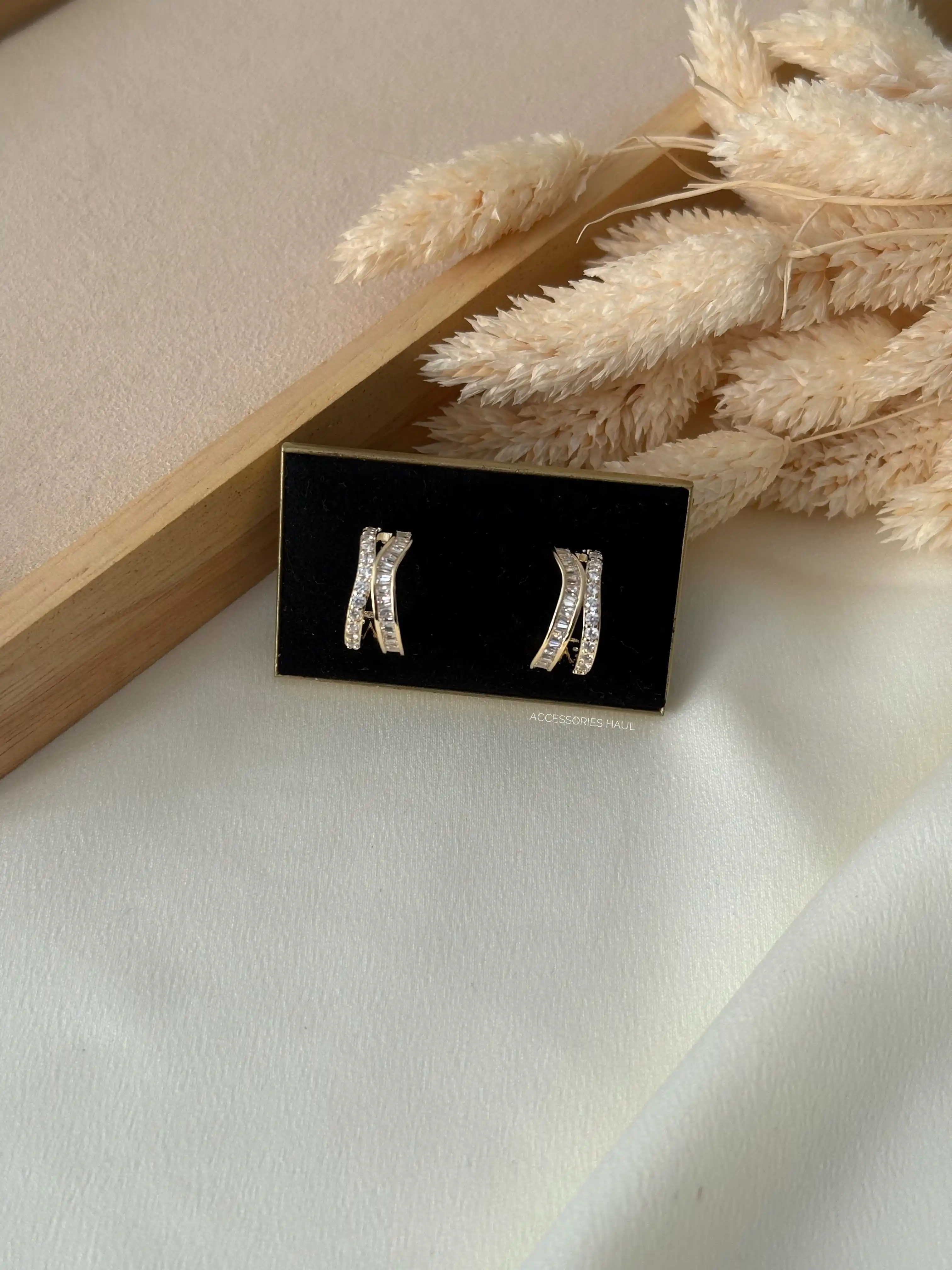 Premium Zircon Earring - 007
