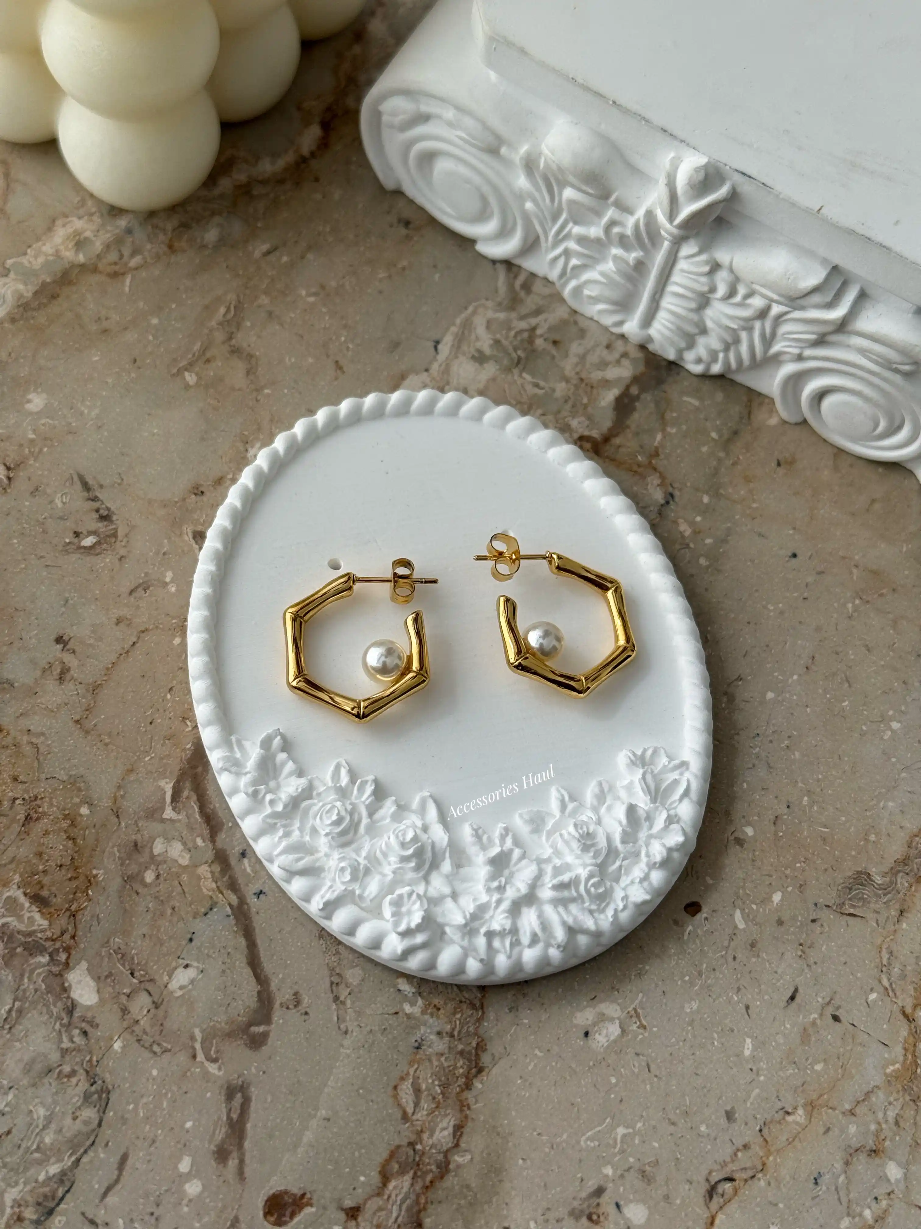 Stainless Steel Stud Earring- 9858