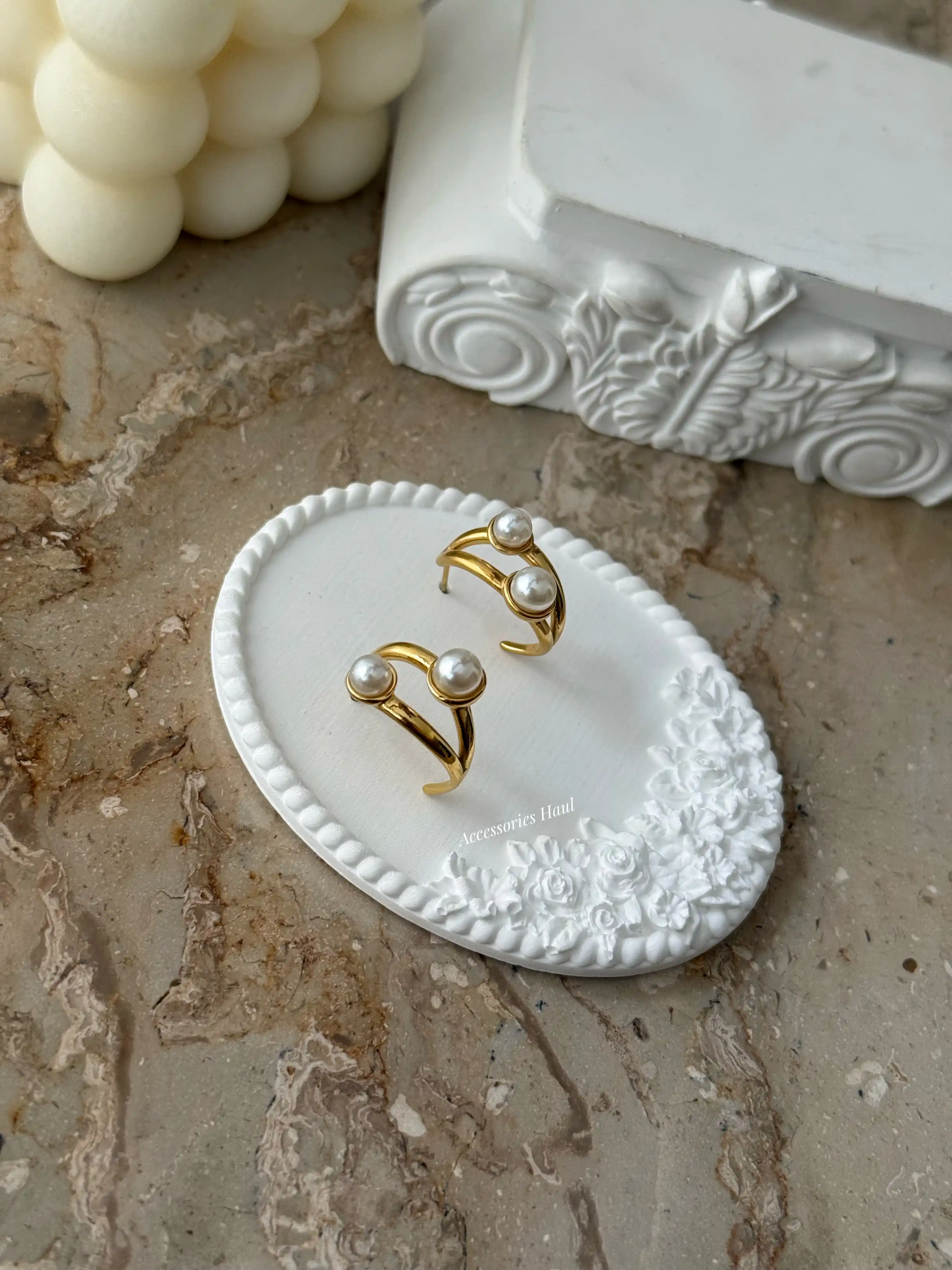 Stainless Steel Stud Earring - 9861